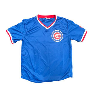 Y2K Chicago Cubs XL V-Neck Vintage Style T-Shirt MLB